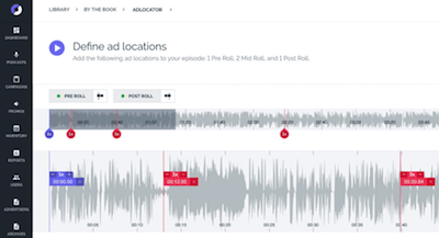 Megaphone ad insertion dashboard